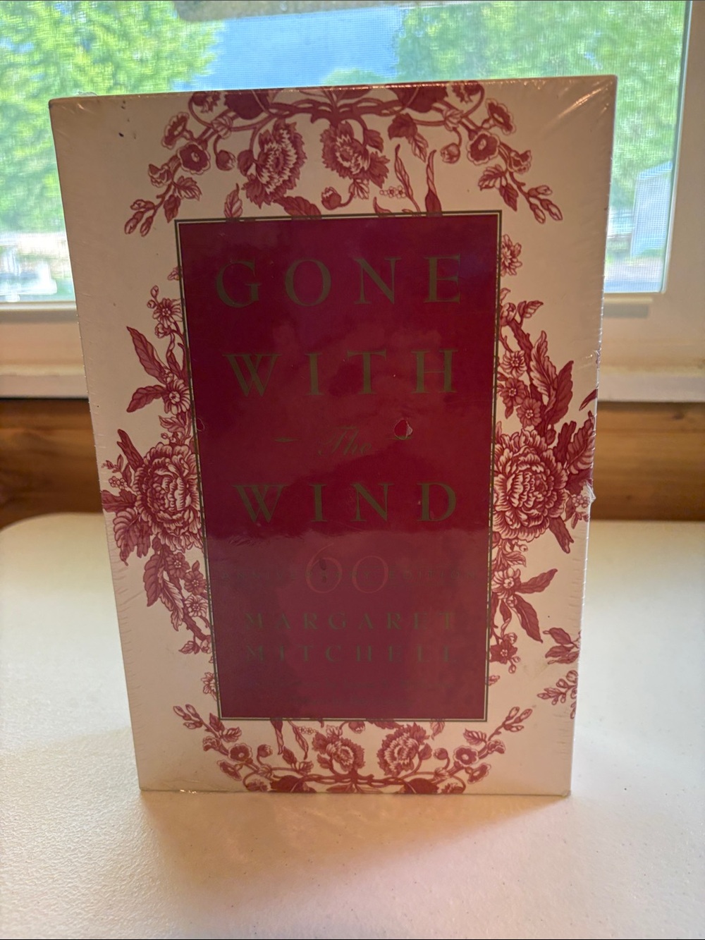 Gone With The Wind Decorative Book - Red Floral Accent